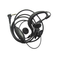 Auriculares en forma de G de alta calidad, cascos con micrófono PTT, Clip para Yaesu Vertex, Radio bidireccional, FT-50R, FT-60R, VX-10, VX-14 2024 - compra barato