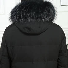 Winter Down Coat Male Thick Warm Down Jacket Men Large Fur Hooded Coat Winter 90% White Duck Down Jackets Outwear 19-1 2024 - buy cheap