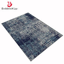 Alfombra abstracta de burbujas Kiss para sala de estar, tapete grande con diseño de arte de tinta azul oscuro Retro, decoración del hogar, dormitorio y cabecera 2024 - compra barato