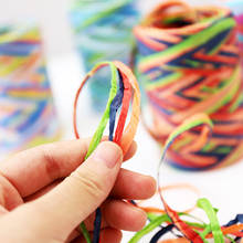 Cuerdas de colores de 4 estilos, 20 yardas, decoración de boda, cumpleaños, regalo de ratán, cuerda de embalaje de ramo 2024 - compra barato