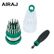 AIRAJ 31-in-1 Screwdriver Set Multi-function Hand Tool Repair Kit Mobile Phone Tablet Watch Home Appliance Precision Screwdriver 2024 - buy cheap