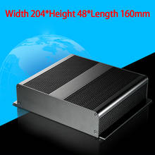 KYYSLB 204*48*160mm Split Type Power Amplifier with Ears Chassis Car Amplifier Aluminum Alloy Profile Case Shell Aluminum Box 2024 - buy cheap
