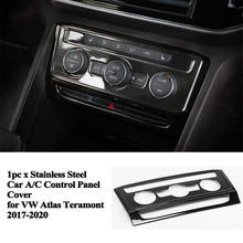 1pc Car Center A/C Air Condition Control Switch Panel Cover Trim Decoration Sticker Accessories for VW Atlas Teramont 2017-2020 2024 - buy cheap