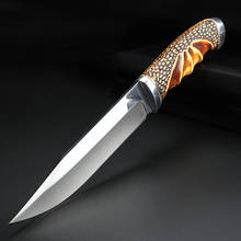 Полевой охотничий нож XUANFENG с фиксированным лезвием, из нержавеющей стали, для выживания на открытом воздухе, кемпинга, нож, Коллекционные ножи с ножнами 2024 - купить недорого
