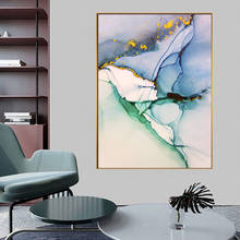 Pintura en lienzo de arte abstracto moderno, imagen de paisaje abstracto, imágenes artísticas de pared para sala de estar, decoración del hogar (sin marco) 2024 - compra barato