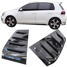 For VW Golf 6 MK6 Auto Rear Side Window Louver Side Air Vent Outlet Cover Glossy Black 2024 - buy cheap