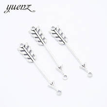 YuenZ 25pcs Antique silver color alloy Metal arms  pendant Charms for Jewelry Making Diy Handmade Jewelry 38*7mm M60 2024 - buy cheap
