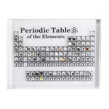 Acrylic Periodic Table Display With Real Elements Kids Teaching School Day Birthday Gifts Chemical Element Display Home Decor 2024 - купить недорого