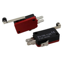 Interruptor de límite de polea de mango largo rojo de alta temperatura, botón eléctrico de contacto de 3 pines, Micro interruptor V-156-1C25 16A 250V 20 piezas 2024 - compra barato