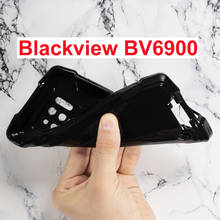 Capa de silicone macio blackview bv6900, proteção de telefone em tpu preto fosco para bv6900 capa traseira 5.84'' 2024 - compre barato