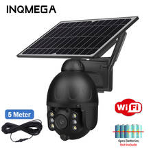 INQMEGA-cámara Solar de baja potencia para exteriores, videocámara de seguridad inalámbrica, negra, desmontable, PIR, videovigilancia 2024 - compra barato