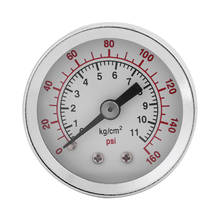 Manômetro portátil 0-160psi 1/8npt, medidor de pressão do óleo e água, medidor de pressão do ar, ferramenta de acessórios 2024 - compre barato