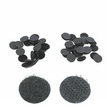 AIJJU 100Pairs black No Glue Self Adhesive Fastener Tape Dots 15/20mm Magic Sticker Disc Round Coins Hook Loop Tape diy sewing 2024 - buy cheap