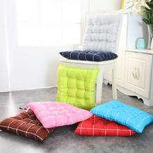 Thickened Warm Seat Pad Korean Style Fashion Lattice Cushion Home Office Classroom Non-slip Chair Cushion Soft Durable All-match 2024 - buy cheap