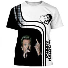 New arrive Johnny Hallyday France Elvis hip hop style 3D print men women t shirt/hoodies/sweatshirts/vest/ tops dropshipping 2024 - buy cheap