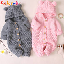 Newborn Baby Girls Boys Clothes Autumn Winter Baby Romper Long Sleeve Cotton Hoodies Jumpsuit Baby Clothing Outfits 0-18M 2024 - buy cheap