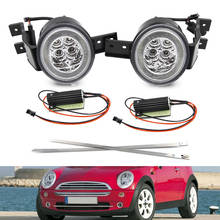 2Pcs For Mini Cooper R50 R53 2002-2006 Hatchback R52 2004-2008 Convertible Led Amber Turn Signal Lamps White Drl Position Light 2024 - buy cheap