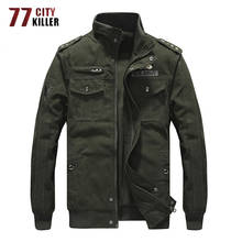 77City Killer Military Army Bomber Jacket Men Spring Autumn Pilot Jackets Male Cotton Multi-pocket Men Jacket Plus Size M-6XL 2024 - buy cheap