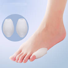 1 Pair Little Toe Hallux Valgus Corrector Silicone Gel Bunions Toe Separator Finger Toes Straightener Feet Care Protector Tools 2024 - buy cheap