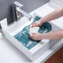 Silicone Clothes Washing Board Thicken Folding Washboard Bathroom Kid Clothes Cleaning Laundry Scrubbing Anti-skid Save Space 2024 - buy cheap