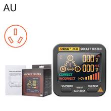 Digital Smart Socket Tester RCD Line Phase Check Detector US/UK/EU/AU/SA Plug 2024 - buy cheap