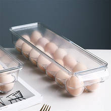 12/14/21Grids Egg Storage Box refrigerator Freshness Egg Box for Kitchen Eggs holder Stackable for freezer storage organizers 2024 - buy cheap