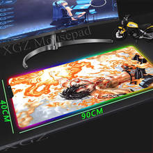 XGZ Anime One Buffy Luffy Large RGB Mouse Pad Lock-edge Computer Keyboard Desk Mat Speed Natural Rubber Non-slip Comfortable 2024 - buy cheap