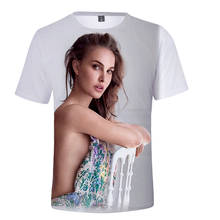 Natalie Portman 3D T Shirt Women Professional Movie Natalie Portman Harajuku Women T-shirts Summer Short Sleeve Tees Tops 2024 - buy cheap