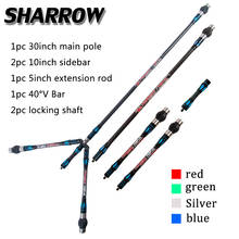 1Set PR633 Archery Compound Bow Stabilizer System Damping Balance Rod For Competition Stabilizer Shooting Hunting Accessories 2024 - buy cheap