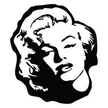 Car Stickers Decor Motorcycle Decals Marilyn Monroe Cartoon  Decorative Accessories Creative Sunscreen Waterproof PVC,17cm*15cm 2024 - buy cheap