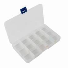 Multifuncional útil 15/10 slots de plástico ajustável caixa armazenamento jóias caso artesanato organizador contas venda quente 2024 - compre barato