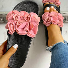Summer Women Sandals Flat Heel Platform Flower Casual Slippers Beach Slides Outdoor Flip Flops Ladies Shoes Zapatos De Mujer 2024 - buy cheap