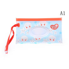 1 Pcs Clutch and Clean Wipes Carrying Case Eco-friendly Wet Wipes Bag Cosmetic Pouch Easy-carry Snap-strap Wipes Container 2024 - buy cheap