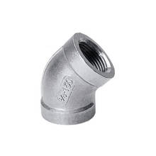 BSPT 3/8" DN10 Thread Female Stainless Steel SS304 45 Degree Elbow Max 150 psi Pipe Elbow Fittings For Water Gas Oil 2024 - buy cheap