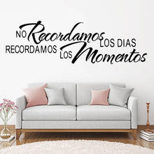 Spanish Phrases Wall Stickers For Livingroom Decor Removable Vinyl Wall Decals Wallpaper Poster Mural Decal home decor RU446 2024 - buy cheap