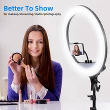 45cm selfie LED RING LIGHT with Tripod Stand for Makeup,Live Streaming & Youtube Video, Dimmable Ring Lamp for Photography 2024 - buy cheap