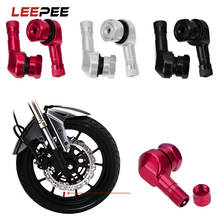 LEEPEE 1 Pair Tire Tubeless Valve Stems Aluminum Motorcycle  Valve Stem 11.3mm 90 Degree Angle Wheel Tire Accessories 2024 - buy cheap