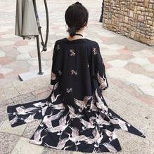 Japanese Kimono Yukata Kimono Cardigan Fashion Blouse Women 2021 Long Cardigan Haori Traditional Kimonos Dress Obi Shirt 2024 - buy cheap