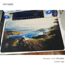 painting by John Martin mouse pad gamer 80x40cm mousepad xl rubber desk mat Colourful gaming padmouse pc keyboard mats oversized 2024 - buy cheap