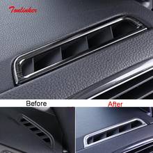 Tonlinker 2PCS DIY car styling ABS Chrome dashboard decorative light outlet box cover case Stickers for VW NEW GOLF 7 accessries 2024 - buy cheap