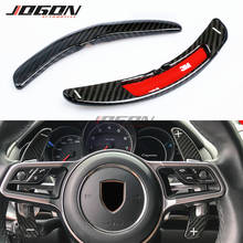 Carbon Fiber Steering Wheel Paddle Shifter For Porsche Panamera Macan Cayenne 718 Boxster 911 918 2014-2017 2024 - buy cheap