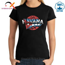 Camiseta feminina havana cubana, modelo retrô, edição limitada, modelo mais recente da moda, 2020 2024 - compre barato