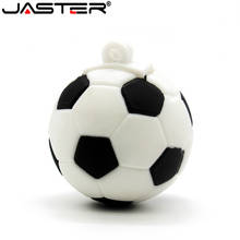 JASTER Cartoon Football Pendrive Usb Flash Drive 4GB 8GB 16GB 32GB 64GB 128GB Memory Card Gift U Stick 2024 - buy cheap