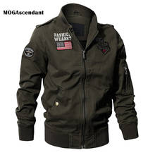 Men's Military Pilot Jackets Bomber Cotton Outwear Coat Tactical Army Jacket Male Casual Air Force Flight Jacket Plus Size 4XL 2024 - buy cheap