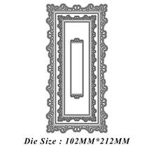 Long Rectangle Border Metal Cutting Dies Scrapbooking Craft Mold Cut Die Stencil Handmade Paper Card Make Template Embossing 2024 - buy cheap