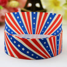 22mm,25mm,38mm,75mm Independence day Cartoon Printed Grosgrain Ribbon DIY Bow hair accessories X-00949 10 Yards 2024 - buy cheap