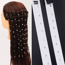 Grampo de cabelo 1 peça, acessórios de cabelo para mulheres, grampo de cabelo, linha de peixe, strass, acessórios de cabelo, festa de casamento para mulheres, meninas, vestuário 2024 - compre barato