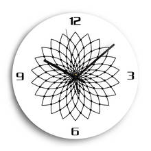 Acrylic Wall Clock Modern Design Flower Shape Silent Quartz White Living Room Decorative Digital Clocks on the Wall Home Decor 2024 - buy cheap