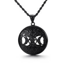 Pop Creative Viking Life Tree Amulet Pendant Pentagram Moon Stainless Steel 2024 - buy cheap