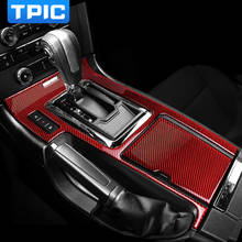 TPIC Carbon Fiber Interior Frame Trim Stickers For Ford Mustang 2009-2013 Car Gear Shift Panel Cover Moulding Strip Accessories 2024 - buy cheap